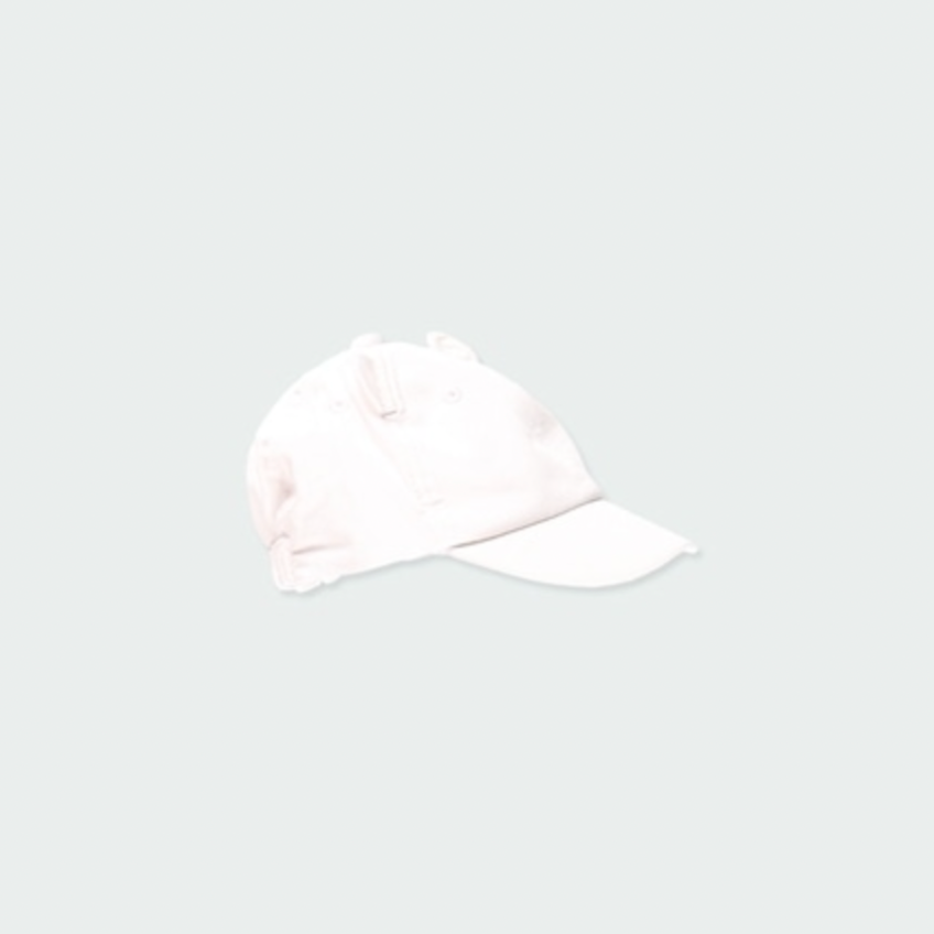 Gorra con Orejitas Boboli Blanca