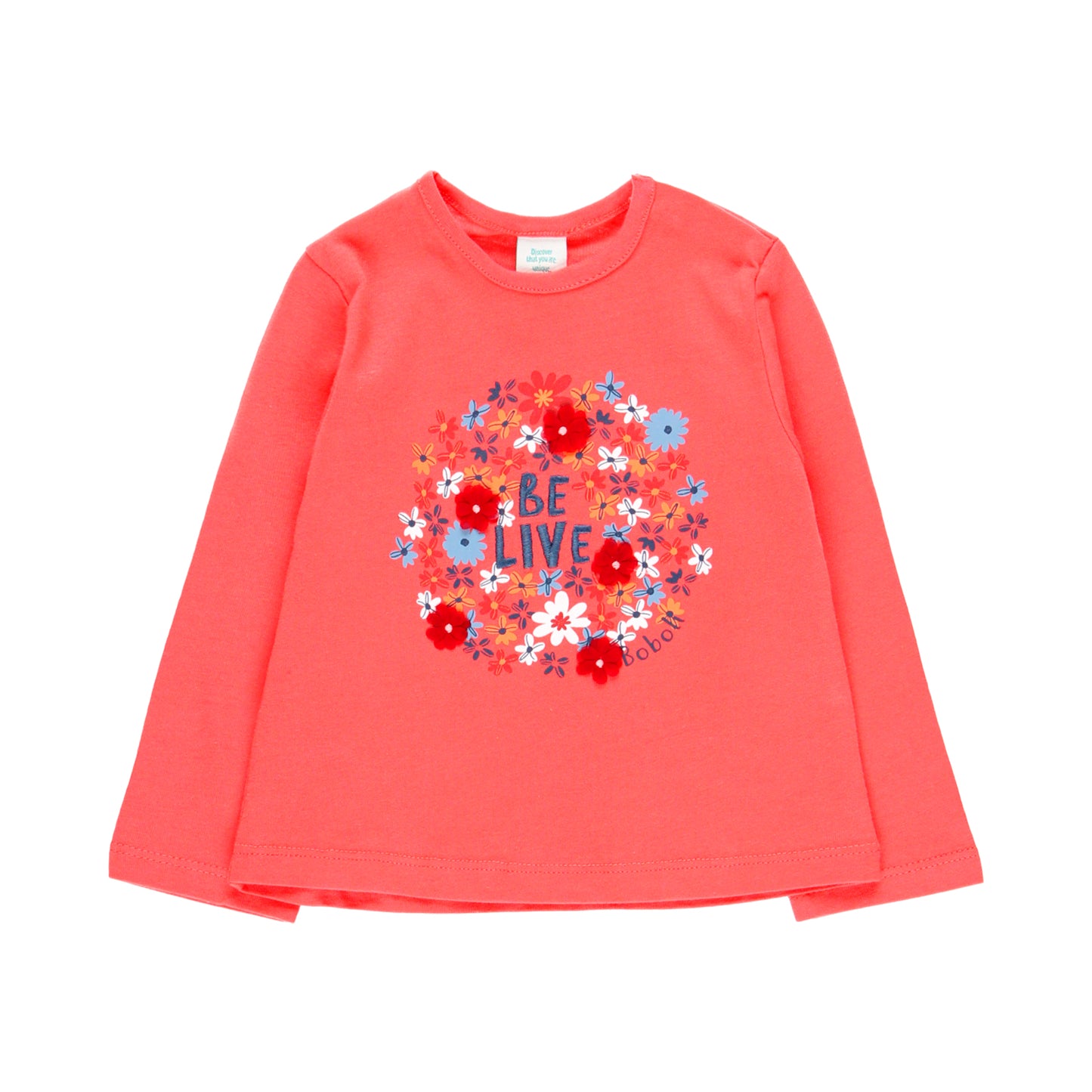 Camiseta Boboli Flores Coral