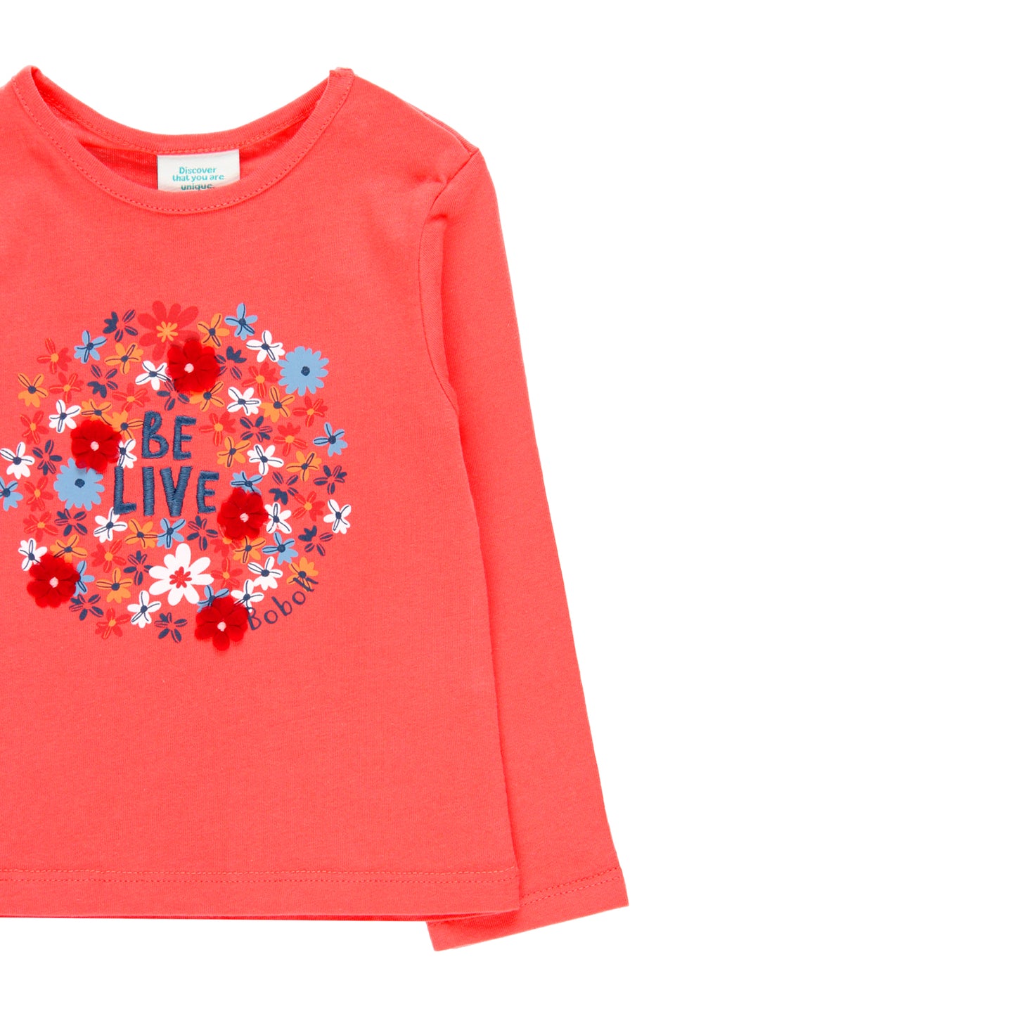 Camiseta Boboli Flores Coral