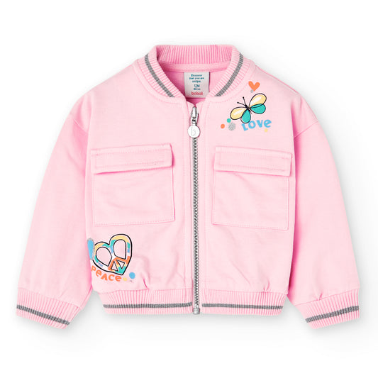 Chaqueta Boboli Rosa Love