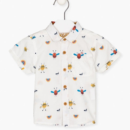 Camisa MC y Cuello Losan Bichos