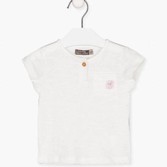 Camiseta Losan Boton Crudo