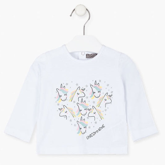 Camiseta Losan Unicorn in Love