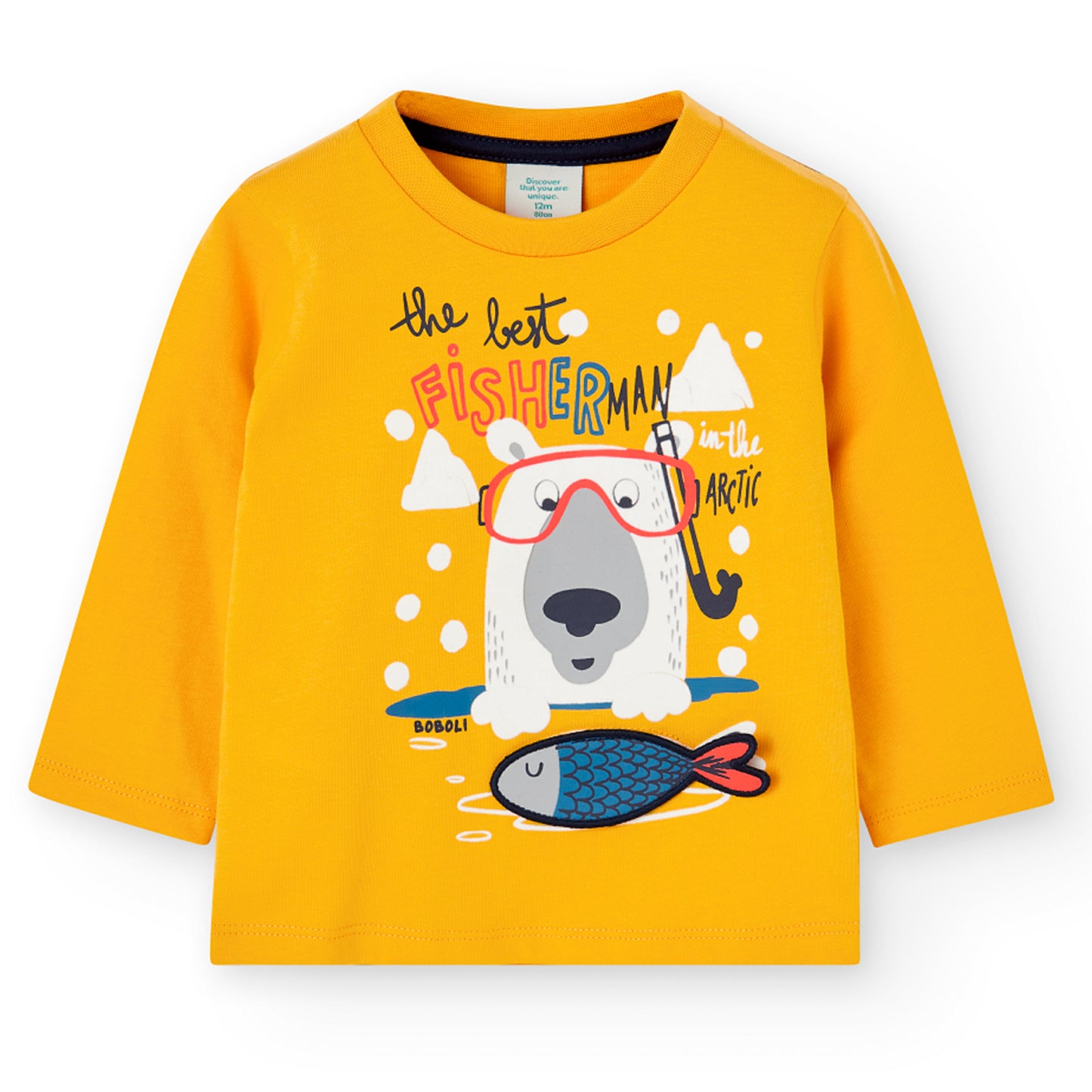Camiseta Boboli Oso Amarillo