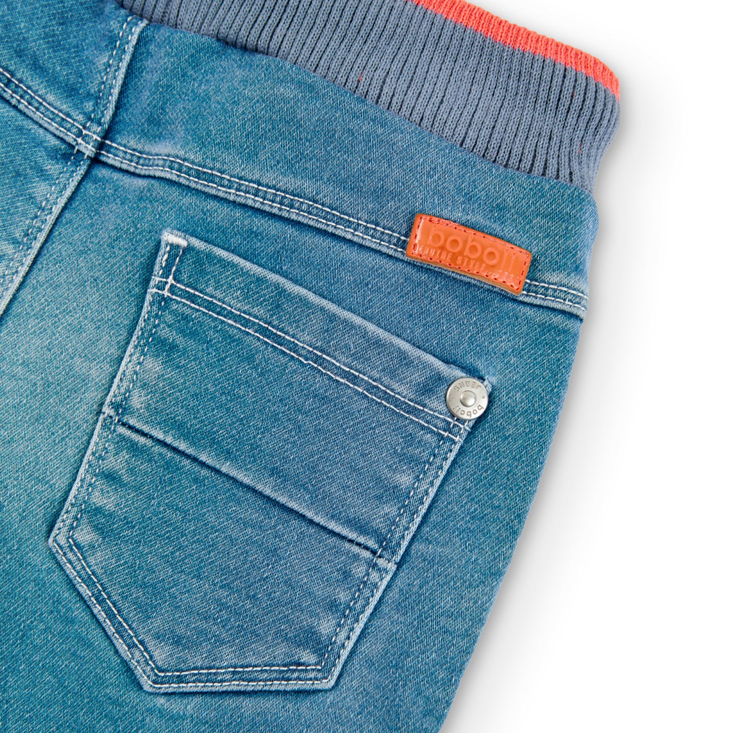 Pantalon Denim Boboli CA Tangerine