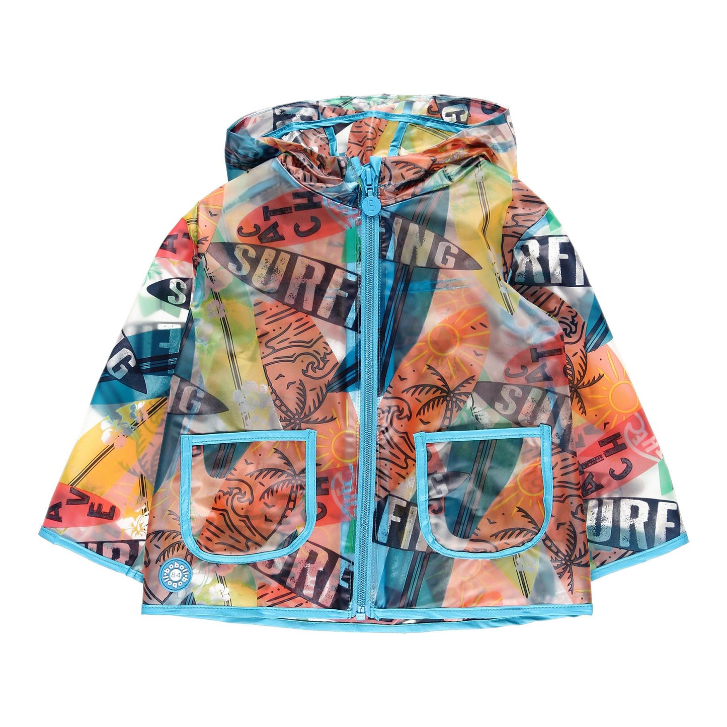 Impermeable con capucha Boboli Surf