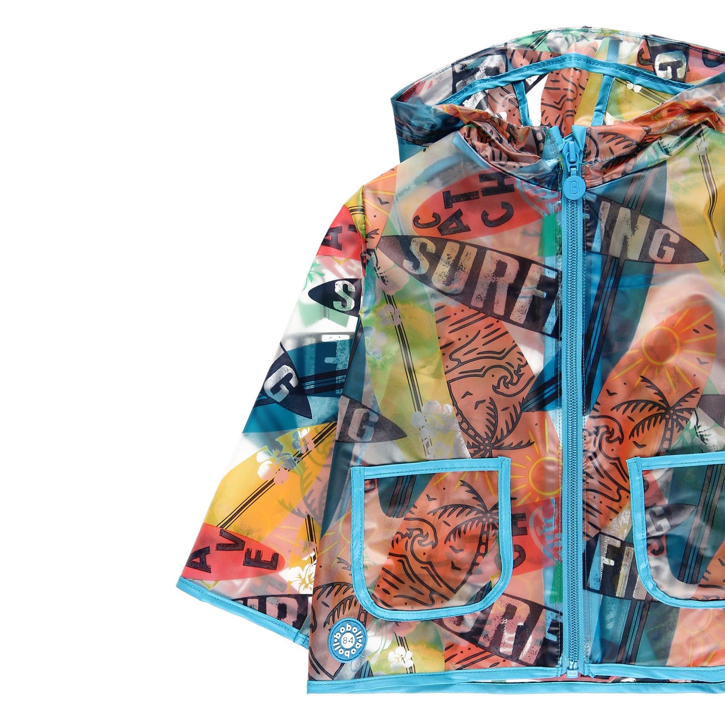 Impermeable con capucha Boboli Surf