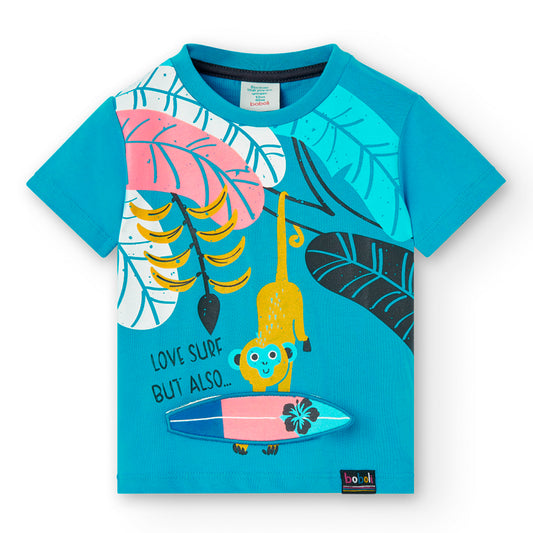 Camiseta Boboli Surf Turquesa