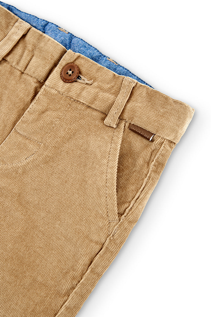 Pantalon Micropana Boboli Camel
