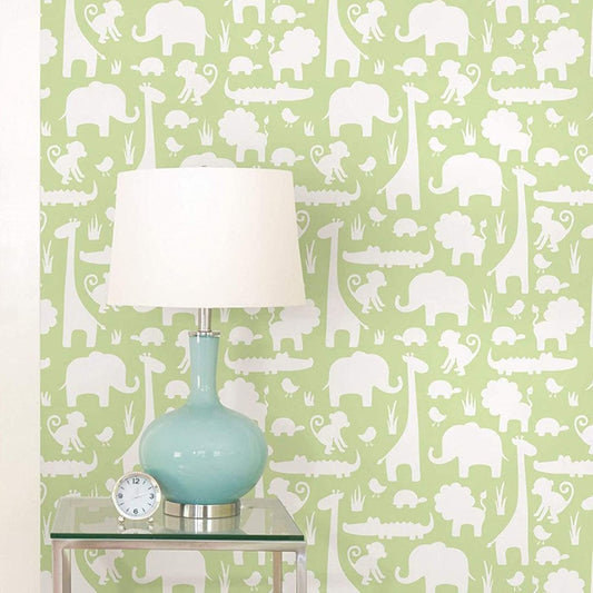 Papel decorativo Wallpops Es una jungla verde