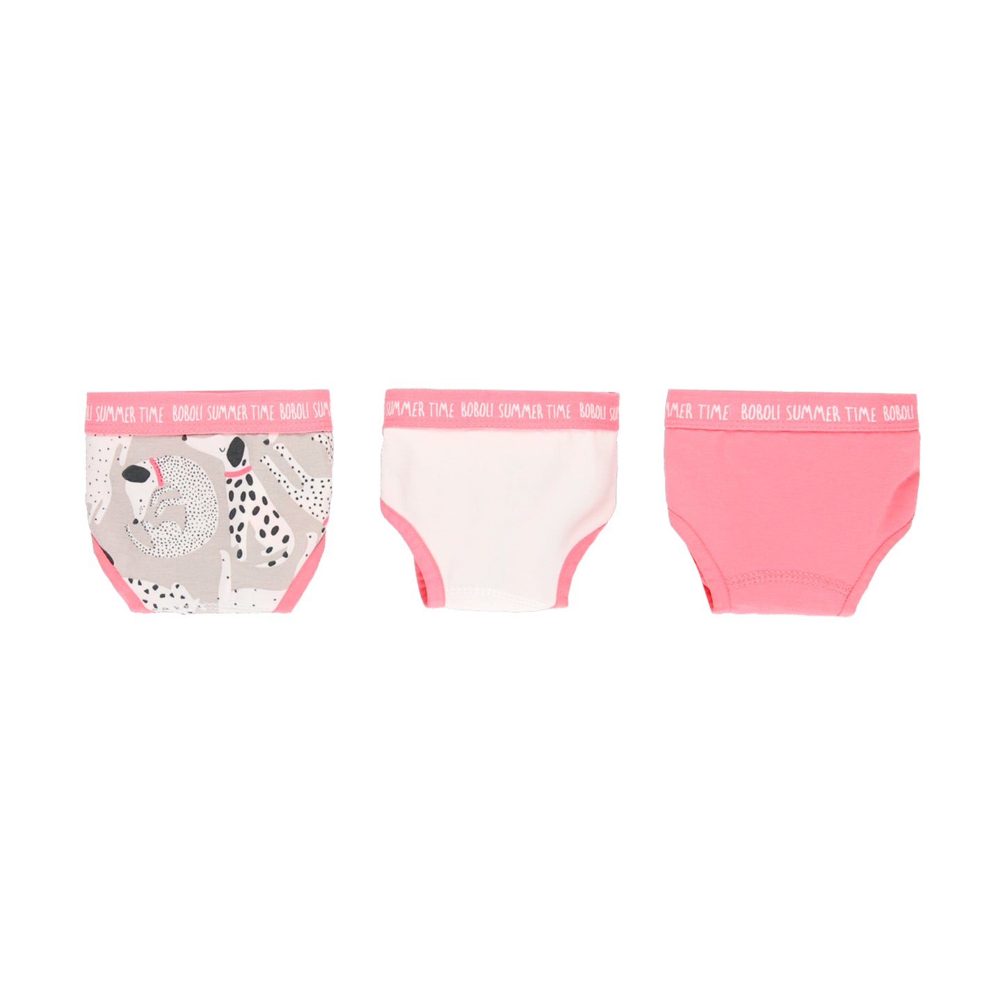 Pack 3 Calzones Boboli Dalmatas Rosa