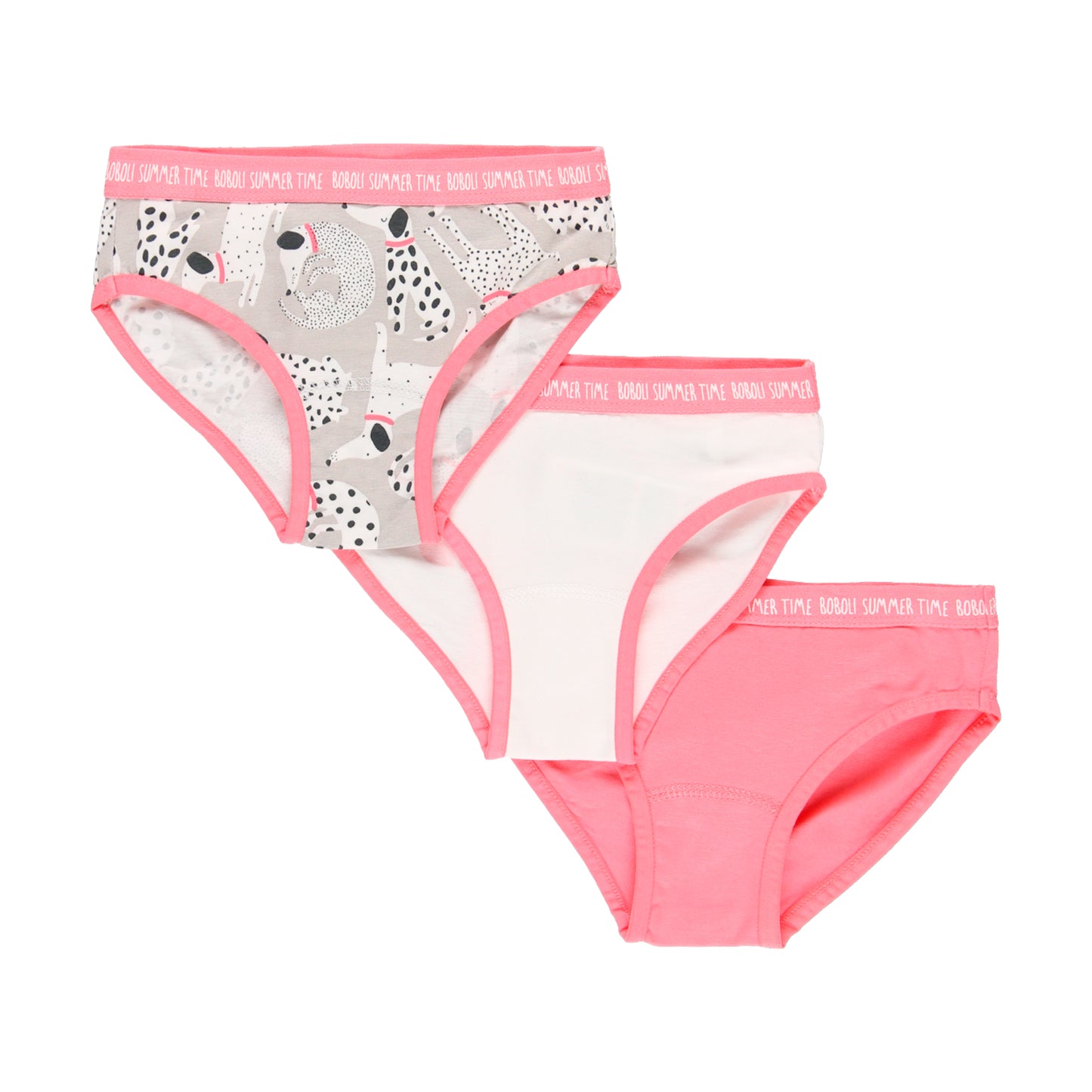 Pack 3 Calzones Boboli Dalmatas Rosa