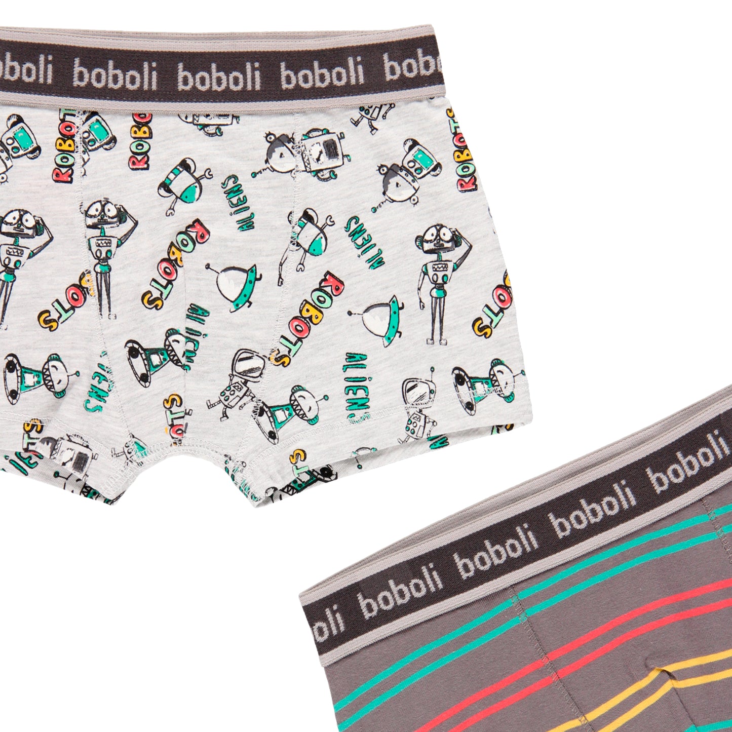 Pack 3 Boxers Boboli Grises