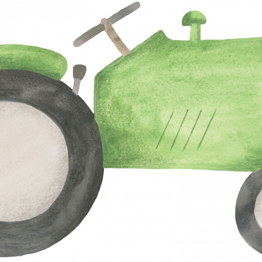 Decoración, Papel tapiz, Once Upon a Time, DECOR PRE-ENCOLLE GREEN TRACTOR