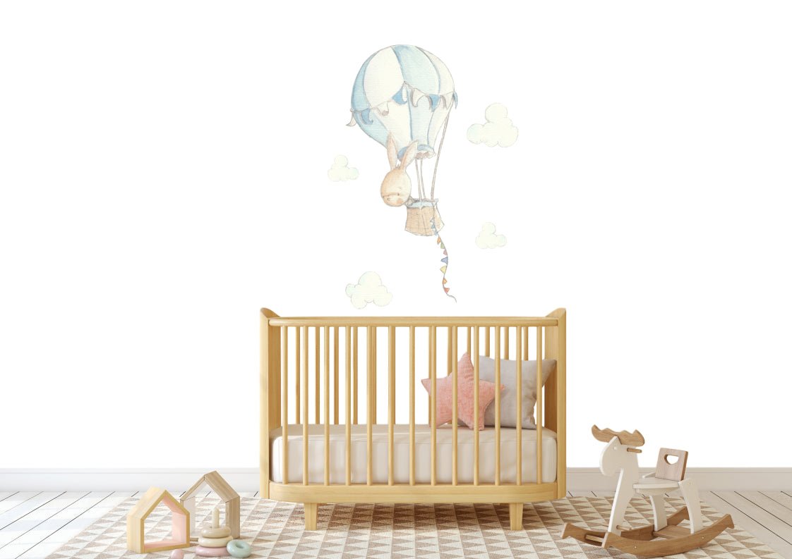 Vinilo Sueños de Cigüeña Rabbit in Ballon