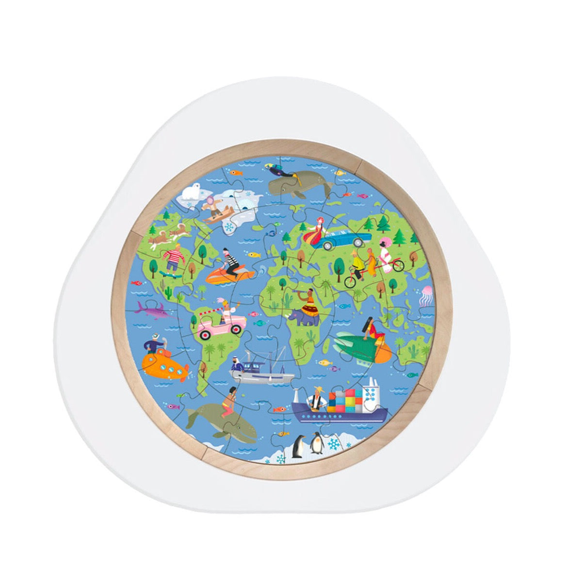 Rompecabezas Stokke MUTABLE Mapa del Mundo