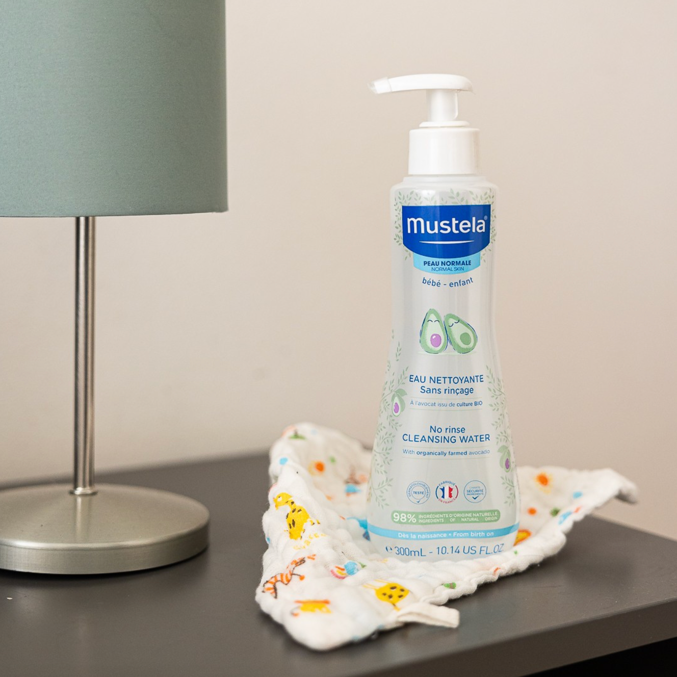Solución limpiadora sin enjuague Mustela 300ml