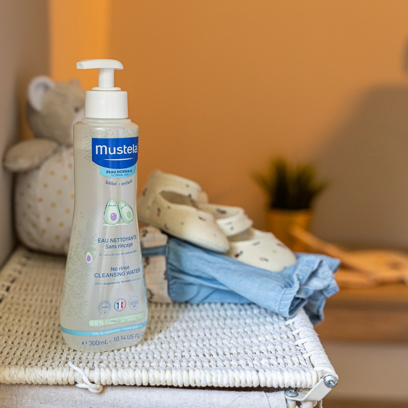 Solución limpiadora sin enjuague Mustela 300ml