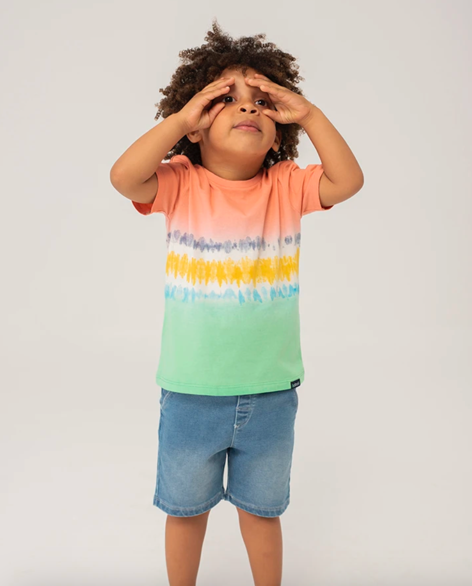 Camiseta Boboli Tiedye Tangerine