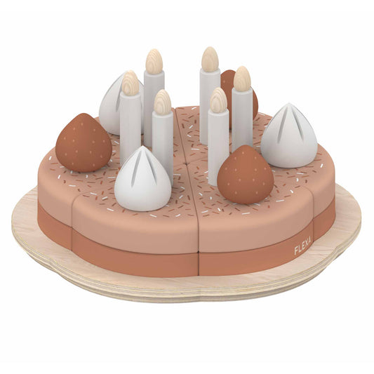 Ponque de cumpleaños en madera Flexa (25 piezas)