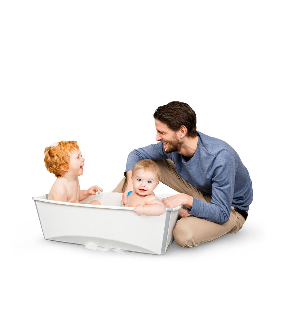 Combo Bañera Flexibath Stokke Blanca + Soporte