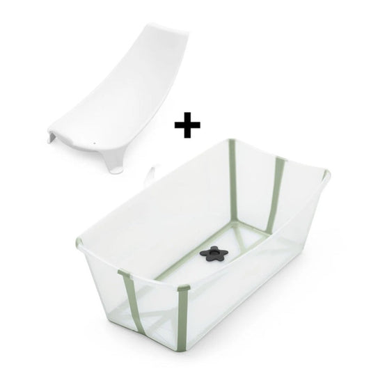 Combo Bañera Flexibath Stokke Transparente Verde