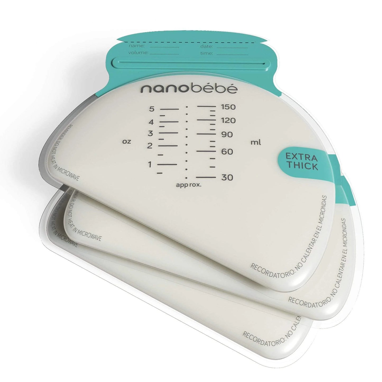 Bolsas para leche materna Nanobebe 5oz