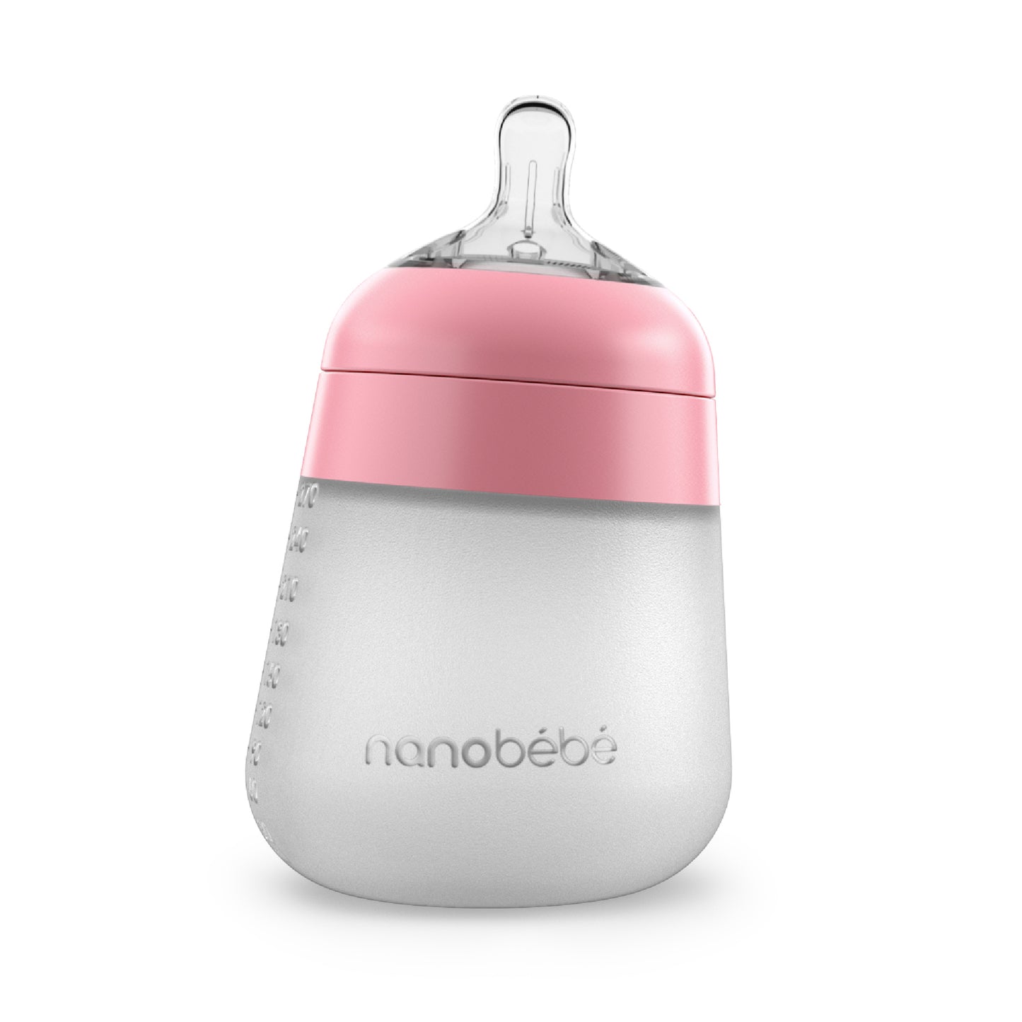 Biberon Flexy Nanobebe Rosa 260ml