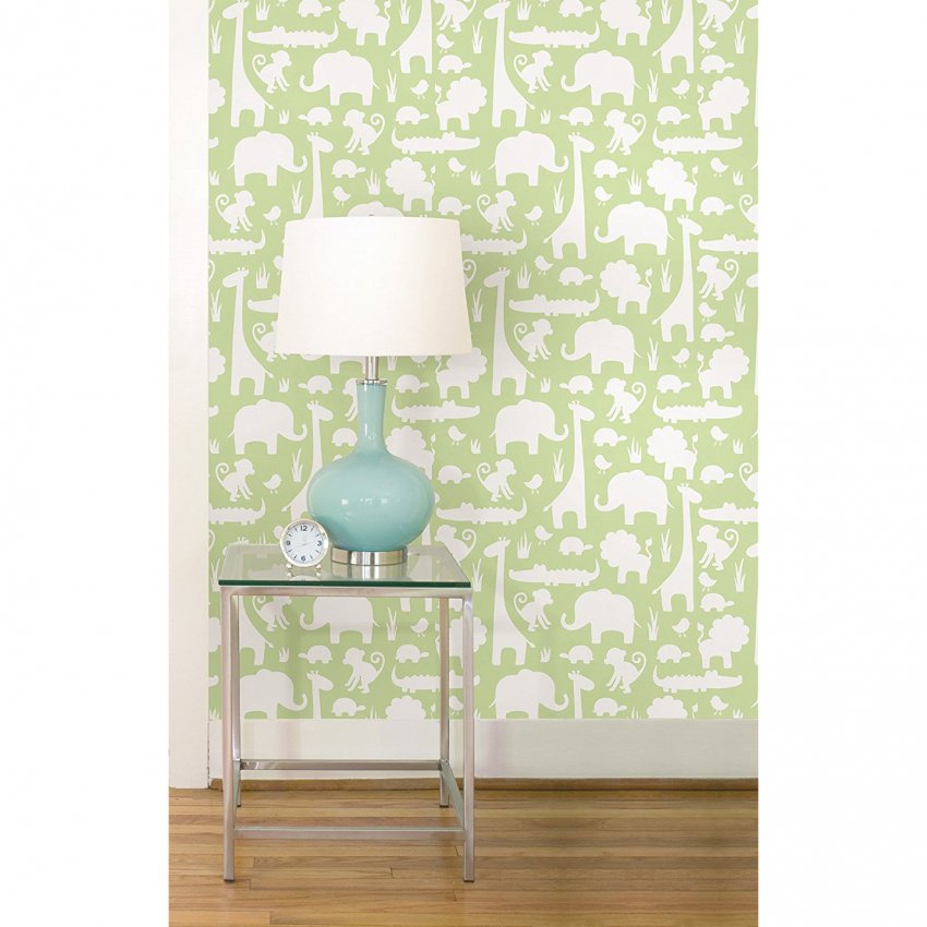 Papel decorativo Wallpops Es una jungla verde