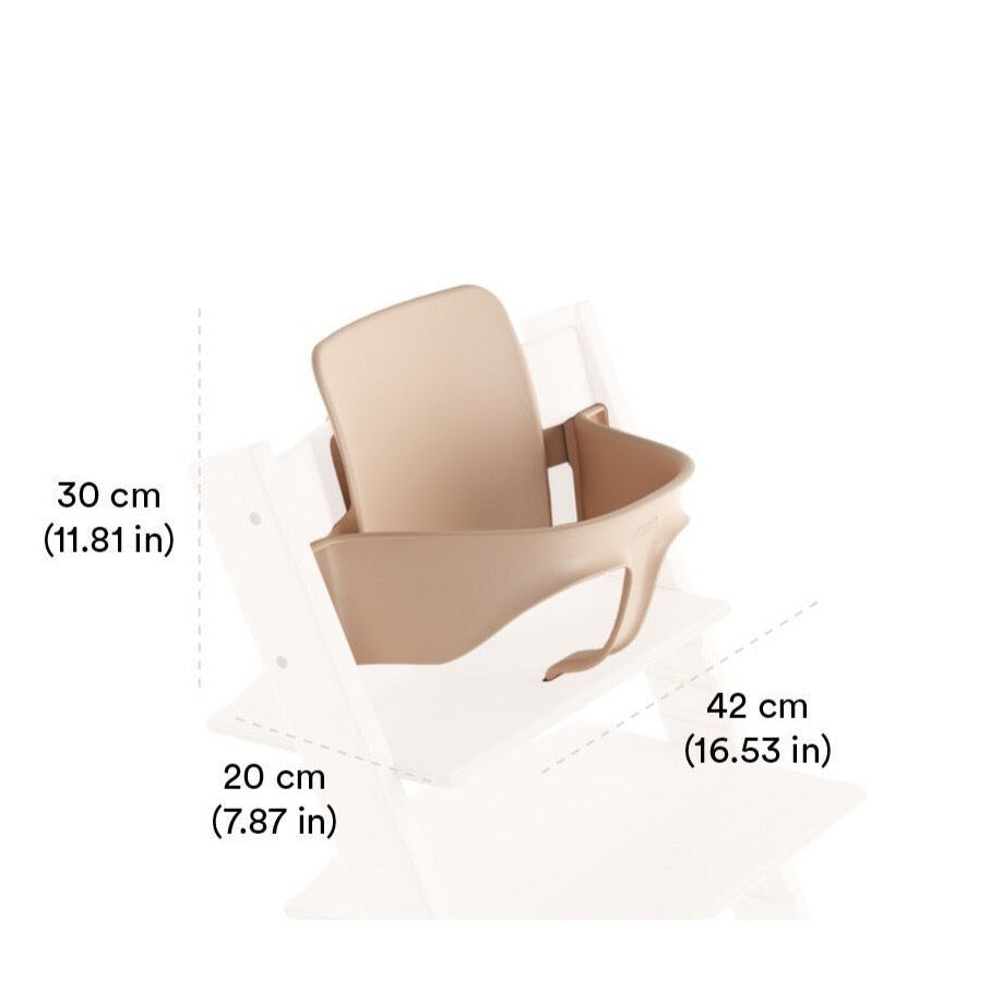 Baby Set de la silla para comer Stokke Tripp Trapp Storm Grey