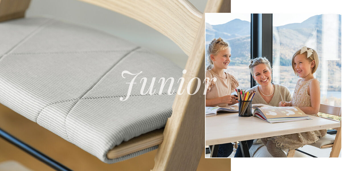 Cojín Junior para Silla Tripp Trapp Nordic Grey