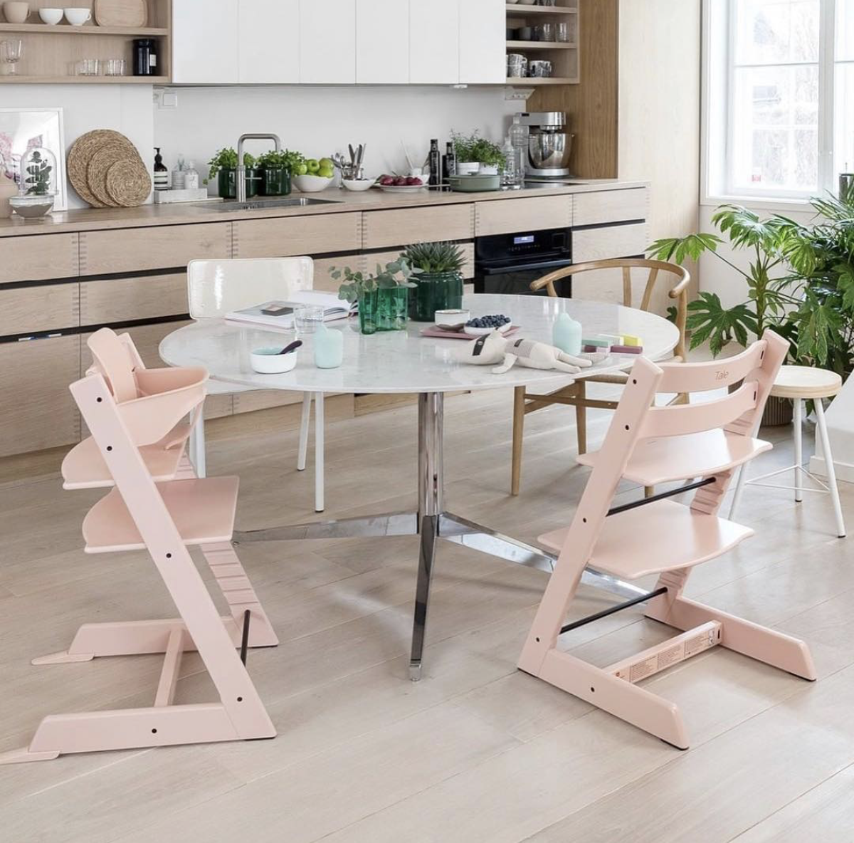 Silla para comer Stokke Tripp Trapp Serene pink EU