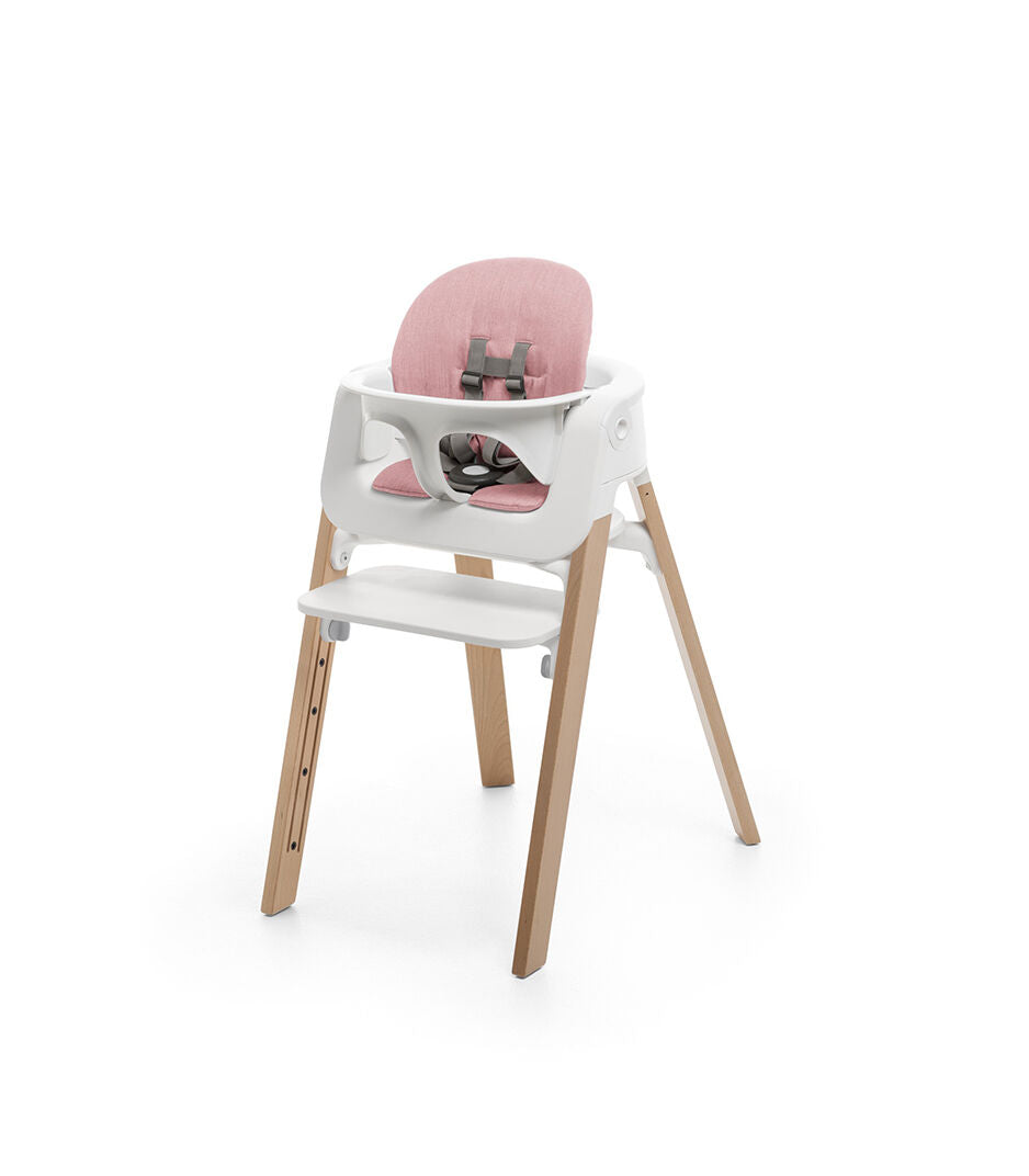 Silla Stokke®Steps™ Blanco Natural -  INCLUYE BABYSET + BANDEJA
