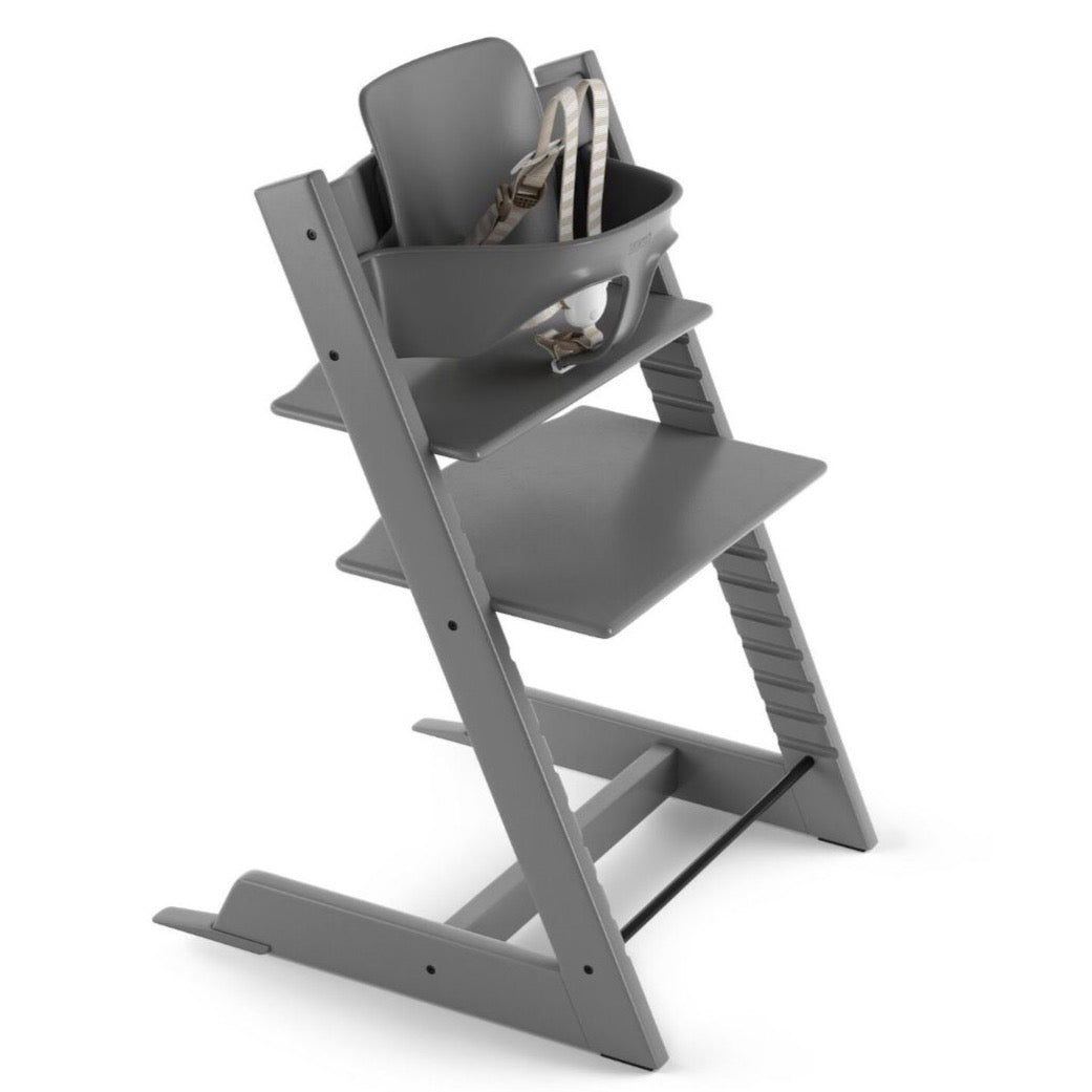 Baby Set de la silla para comer Stokke Tripp Trapp Storm Grey